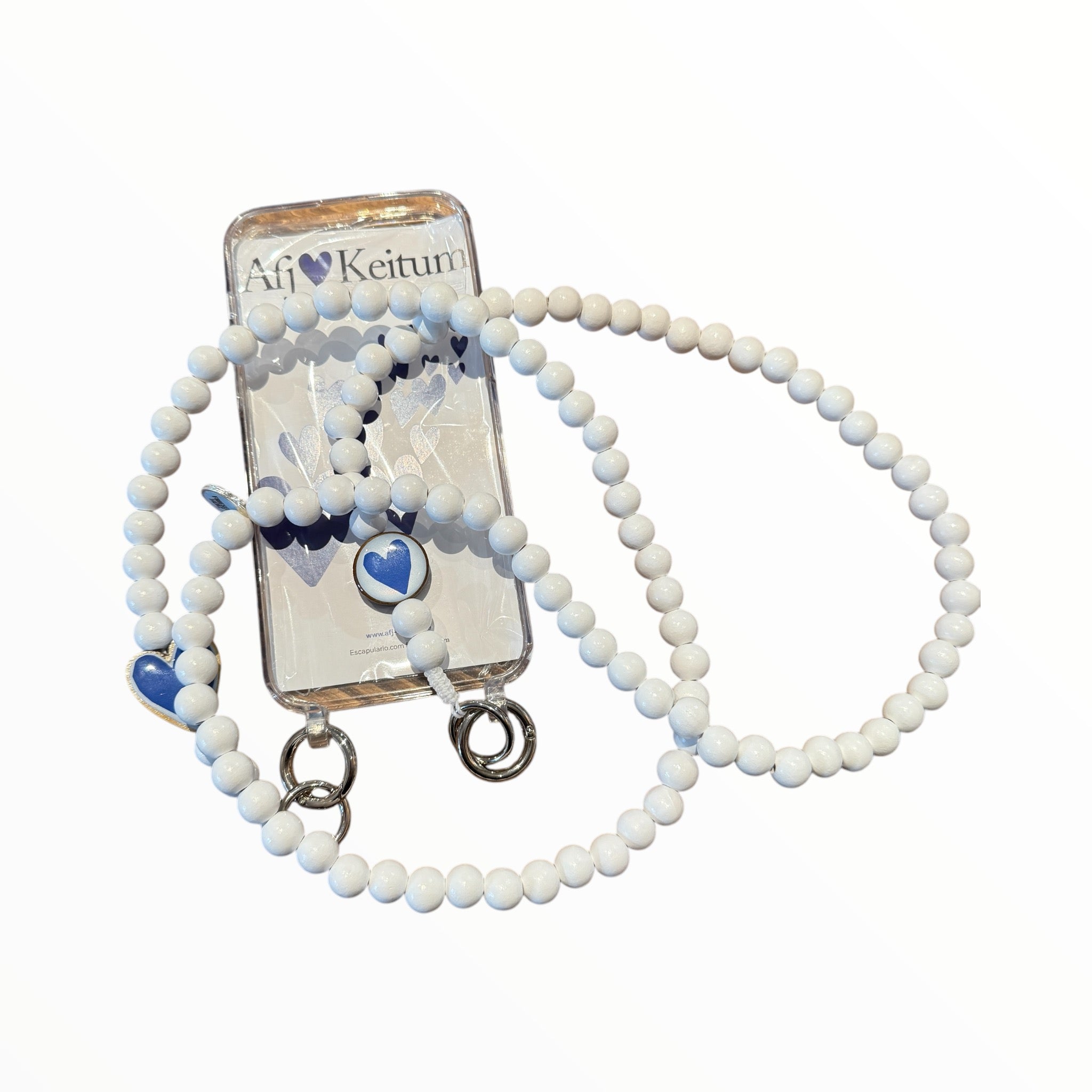 Handykette aus Mo‘Beads - Friesenherz / Sylt