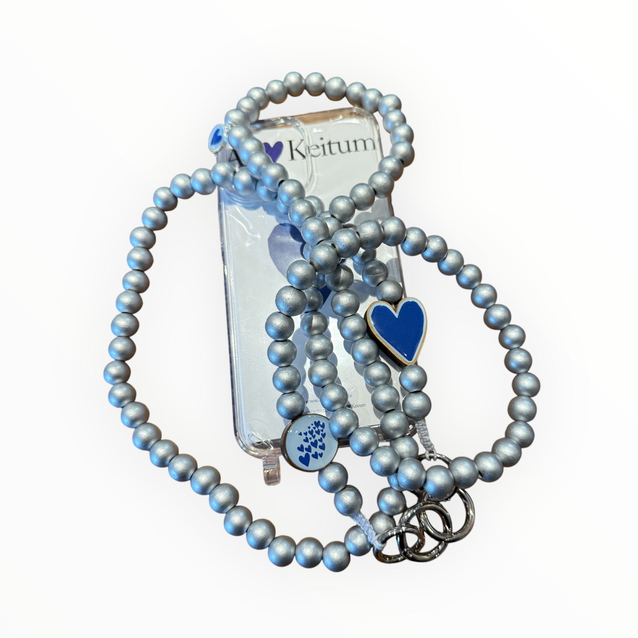 Handykette aus Mo‘Beads - Friesenherz / Sylt