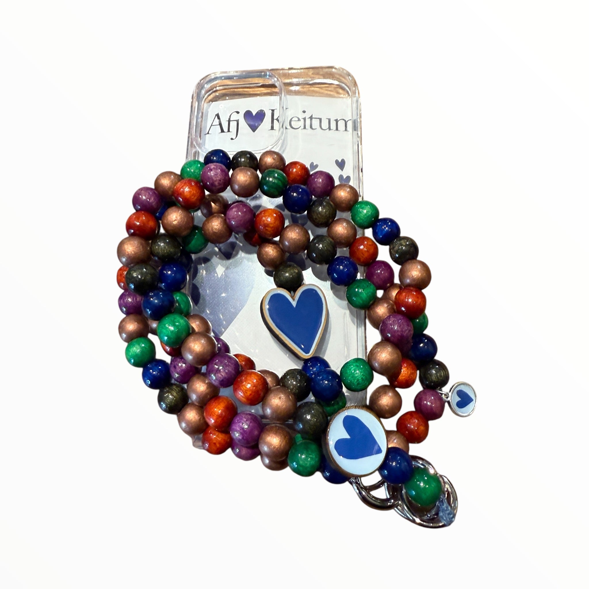 Handykette aus Mo‘Beads - Friesenherz / Sylt