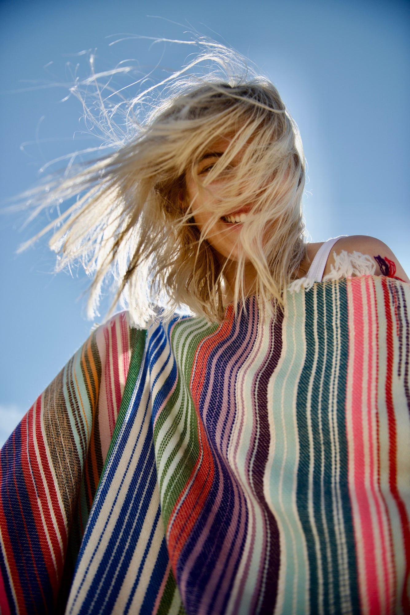 The Holy Goat | Mulitcolor | farbige Streifen | Plaid