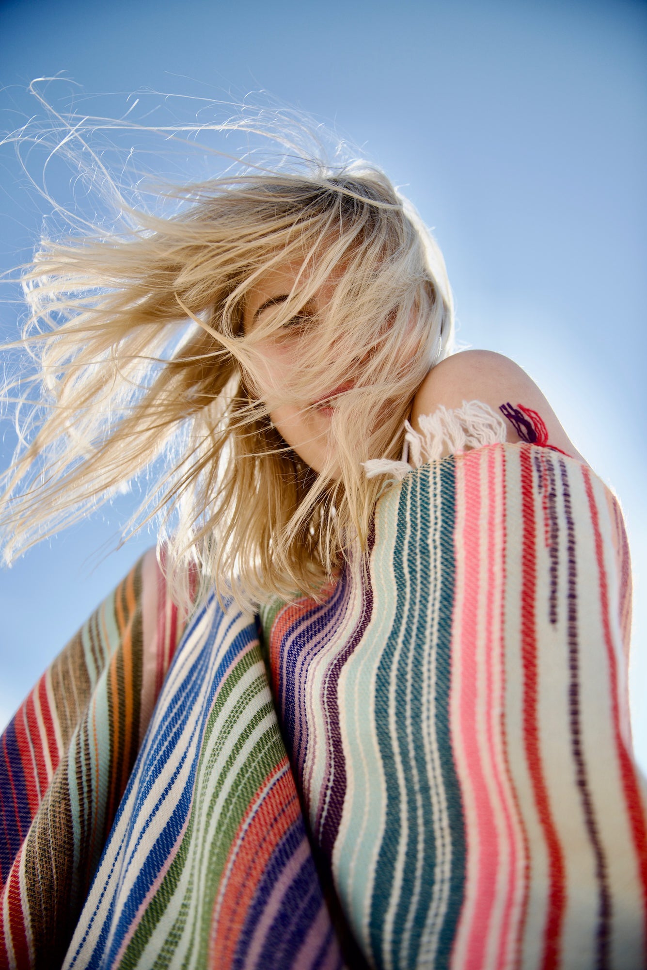 The Holy Goat | Mulitcolor | farbige Streifen | Plaid