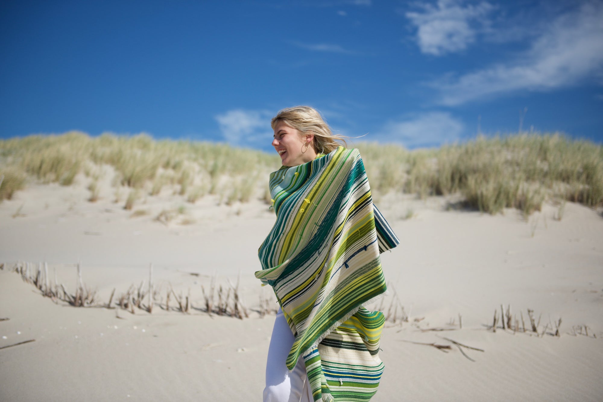 The Holy Goat | cashmere Plaid Green Shades