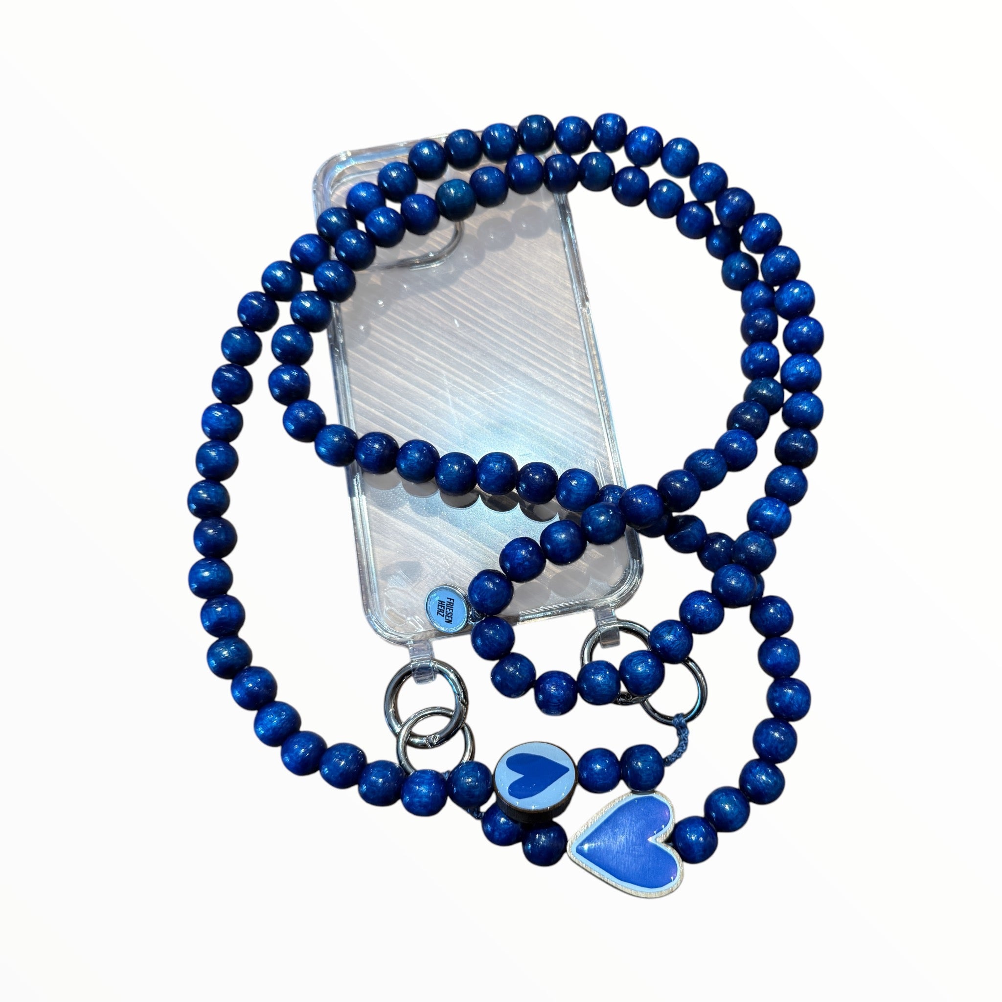 Handykette aus Mo‘Beads - Friesenherz / Sylt