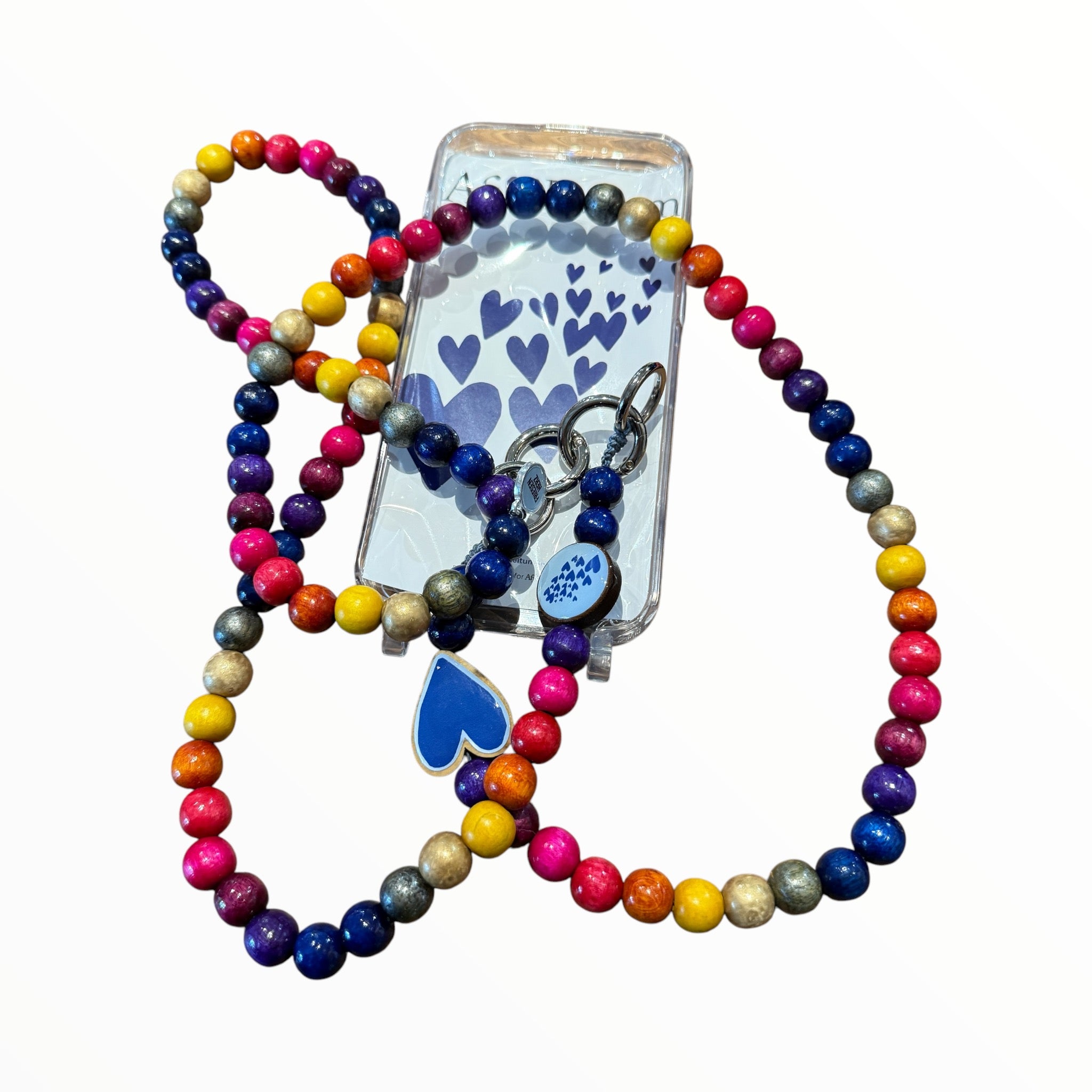 Handykette aus Mo‘Beads - Friesenherz / Sylt