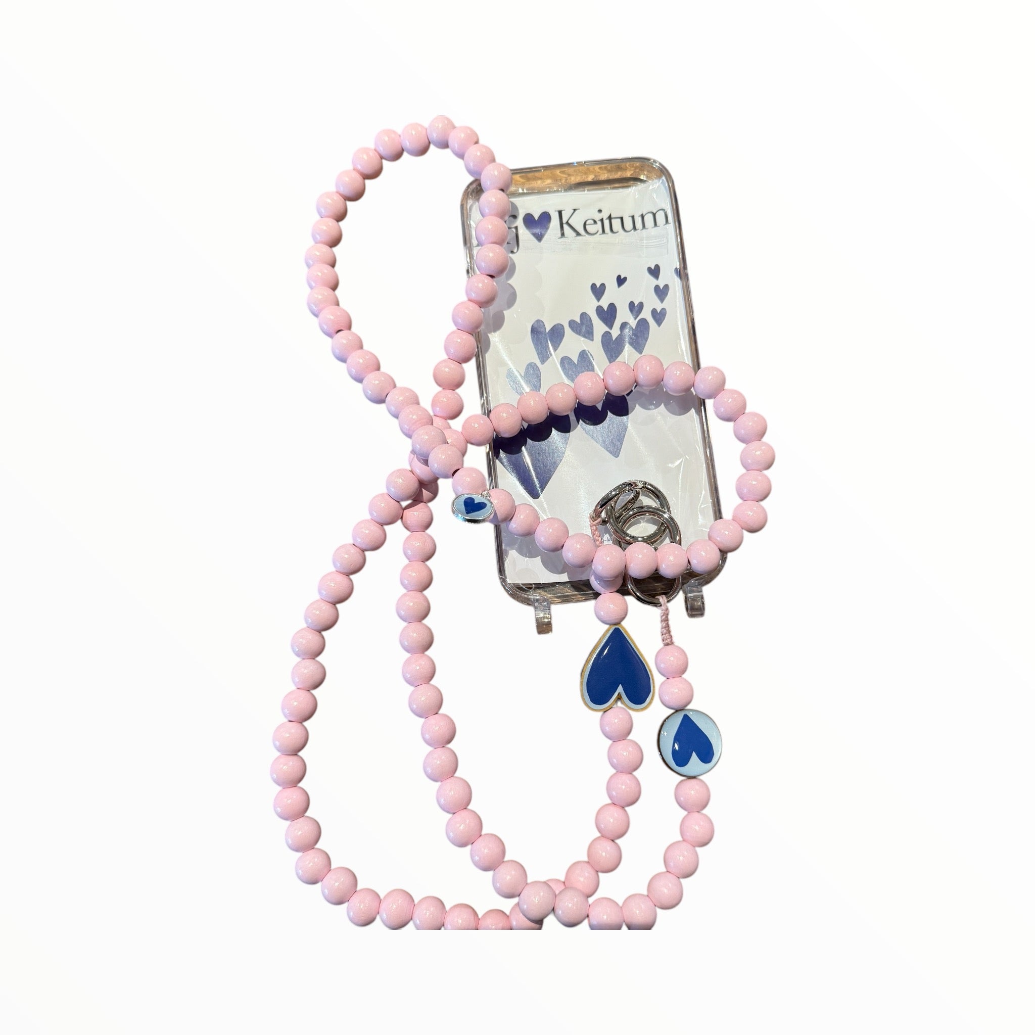 Handykette aus Mo‘Beads - Friesenherz / Sylt