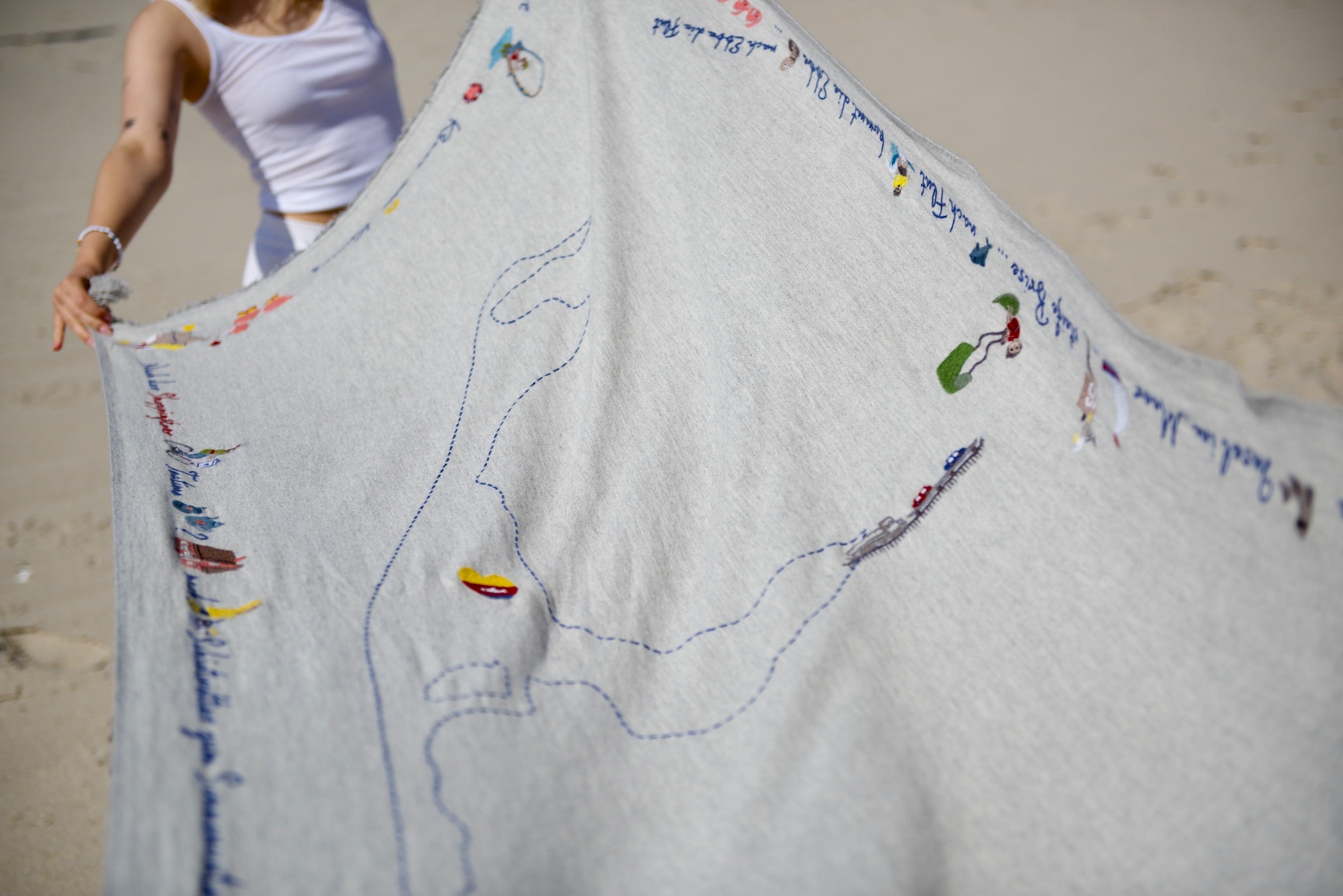 The Holy Goat Plaid SYLT |  Das Sylt Plaid  EXKLUSIV Holy Goat Sylt