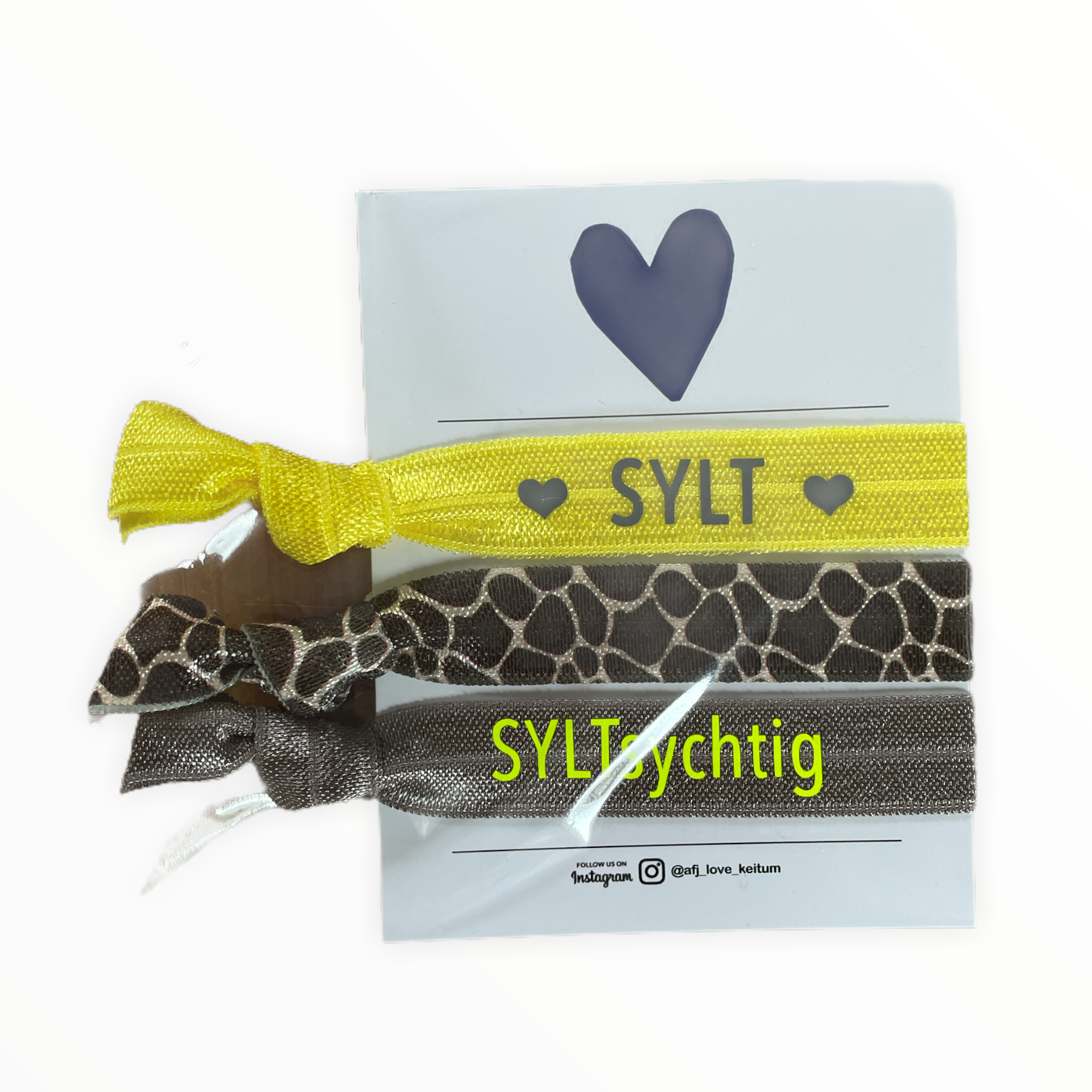 Sylt -  elastische Armbänder/ Haarbänder Funny Bunny
