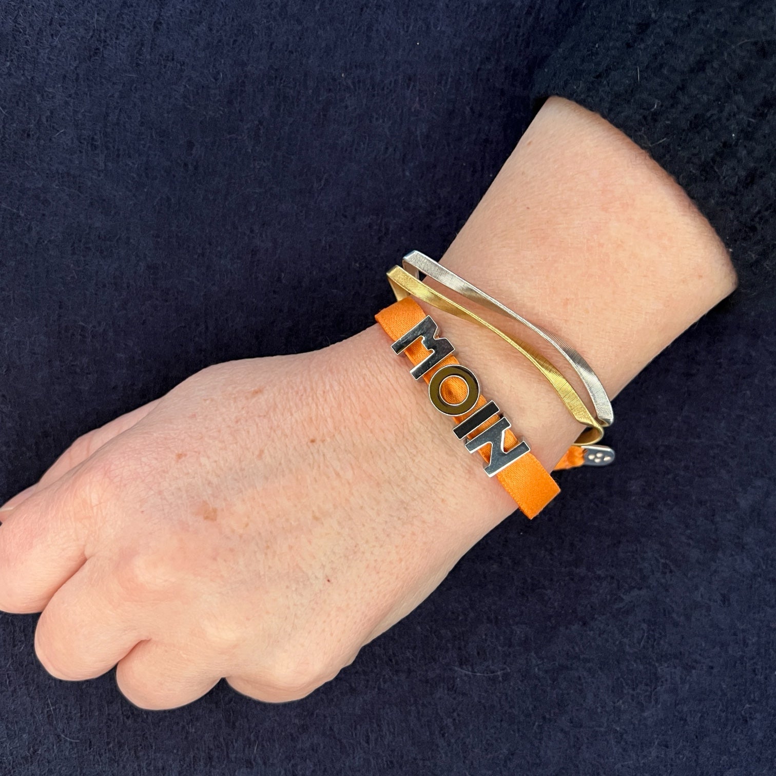 Moin - Satinarmbänder