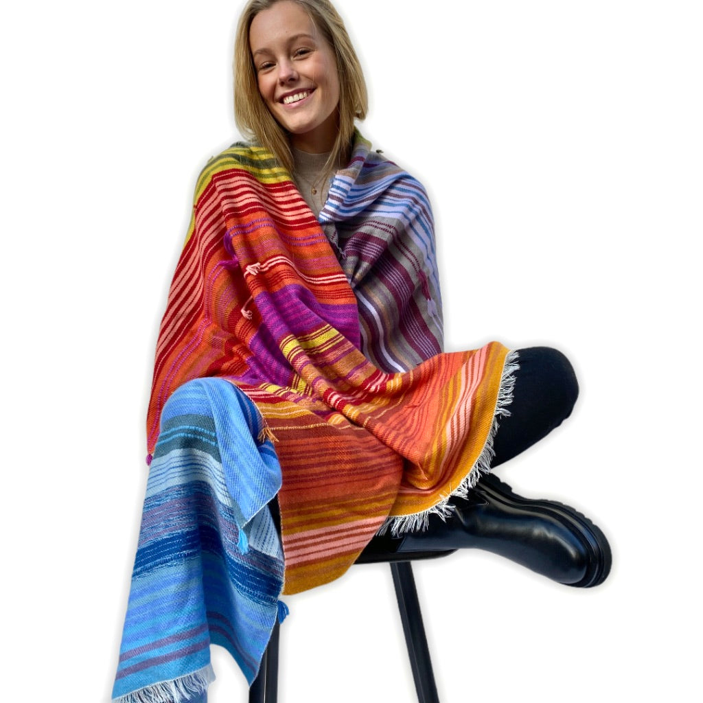 The Holy Goat | Gipsy Spectral Farben | Plaid, Tuch