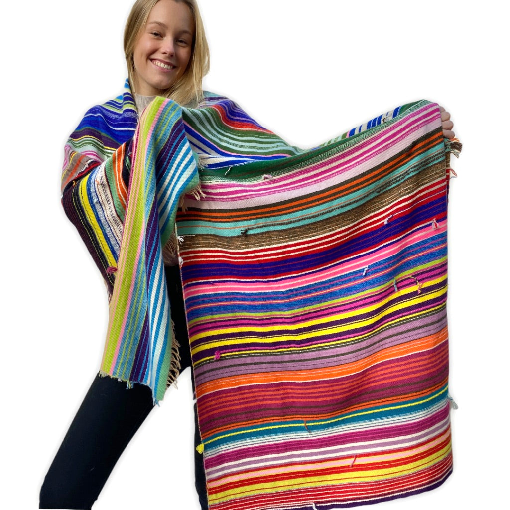 The Holy Goat | Mulitcolor | farbige Streifen | Plaid