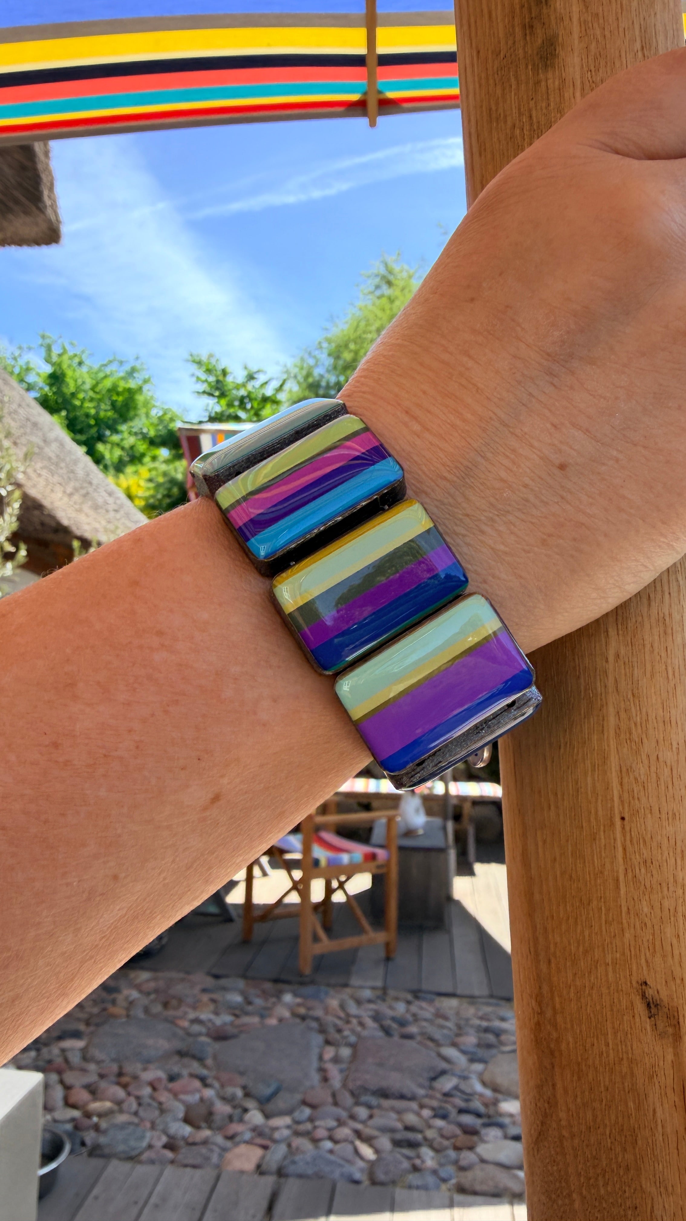 Holzarmband Multi „Weishäupl“ & „THG“