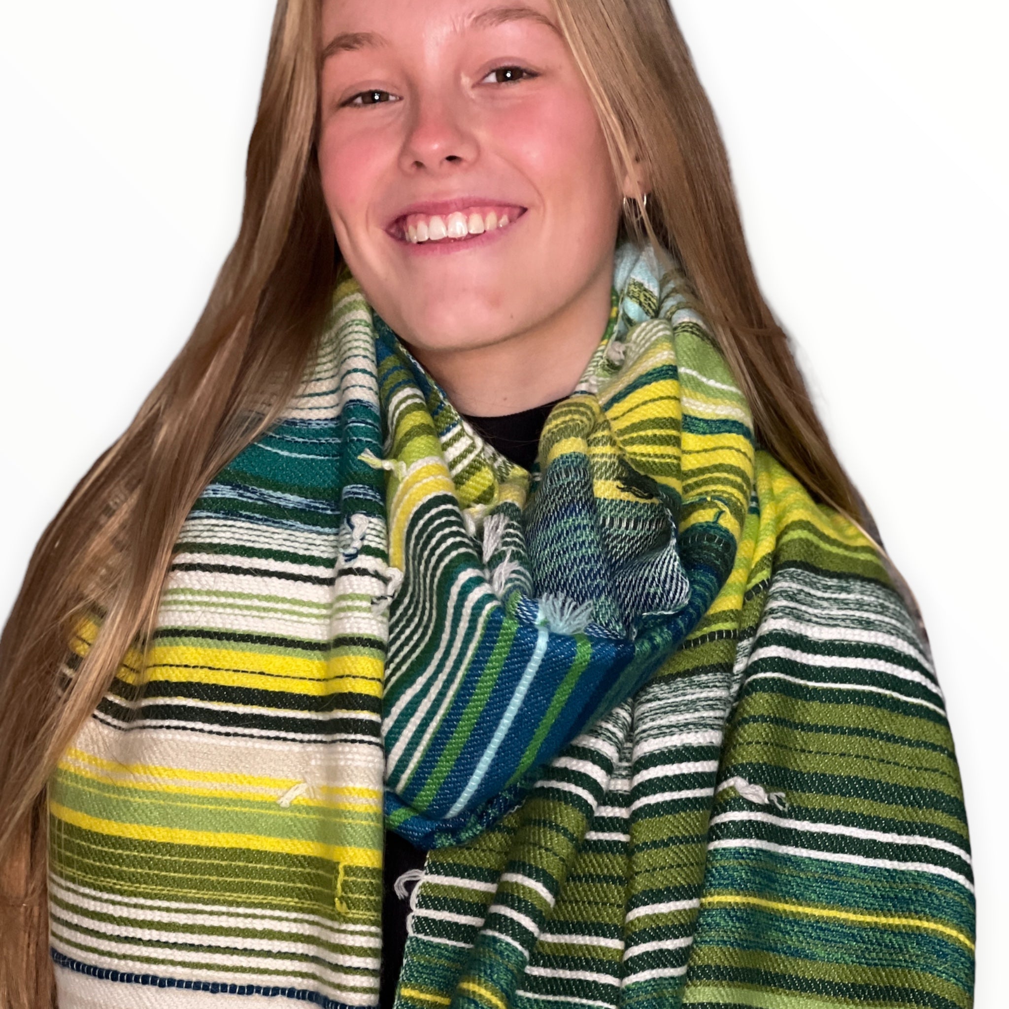 The Holy Goat | cashmere Plaid Green Shades