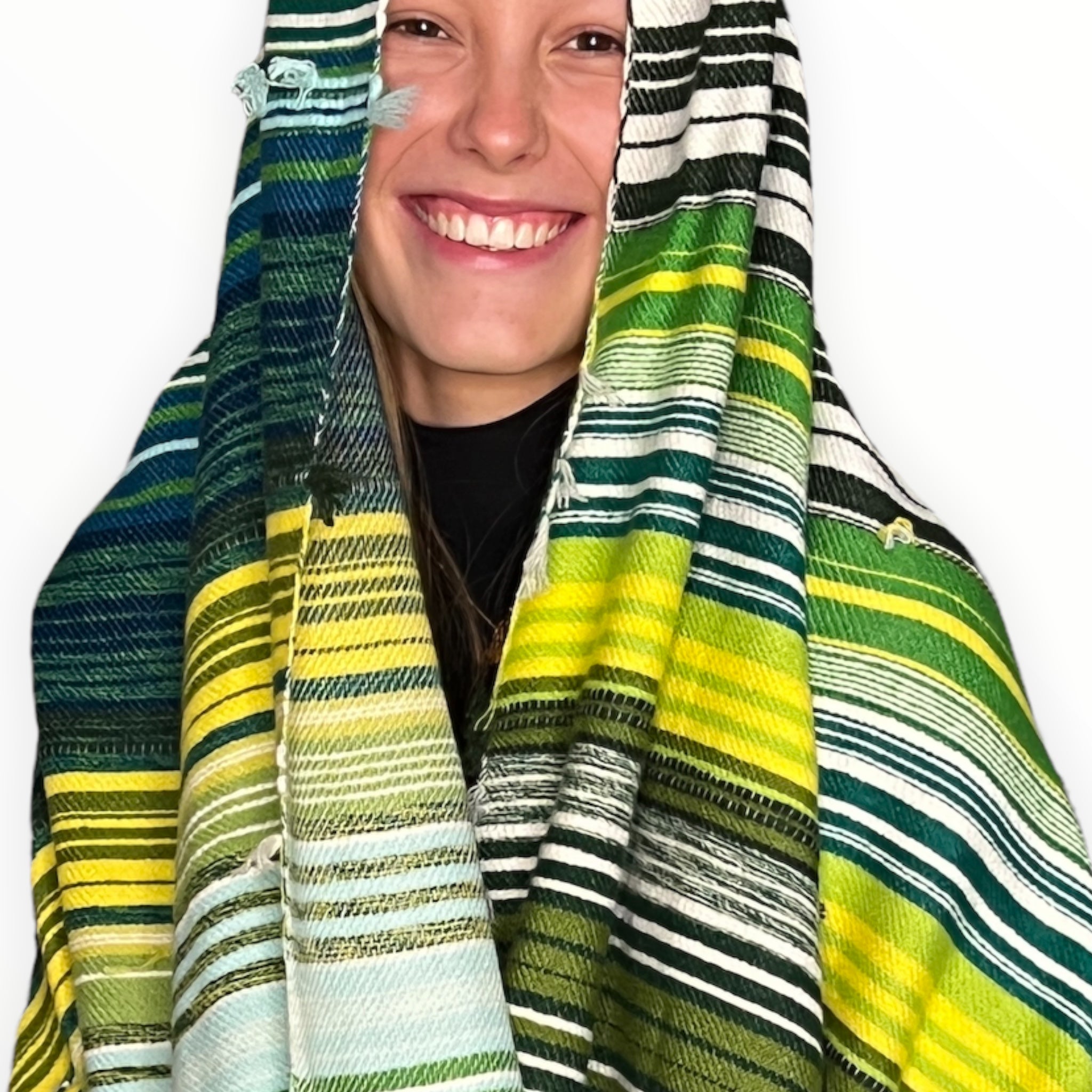 The Holy Goat | cashmere Plaid Green Shades